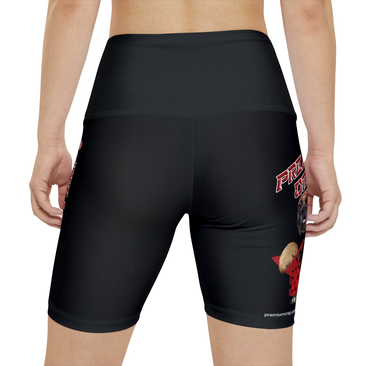 Premium Crap II Women's Workout Shorts  - Black