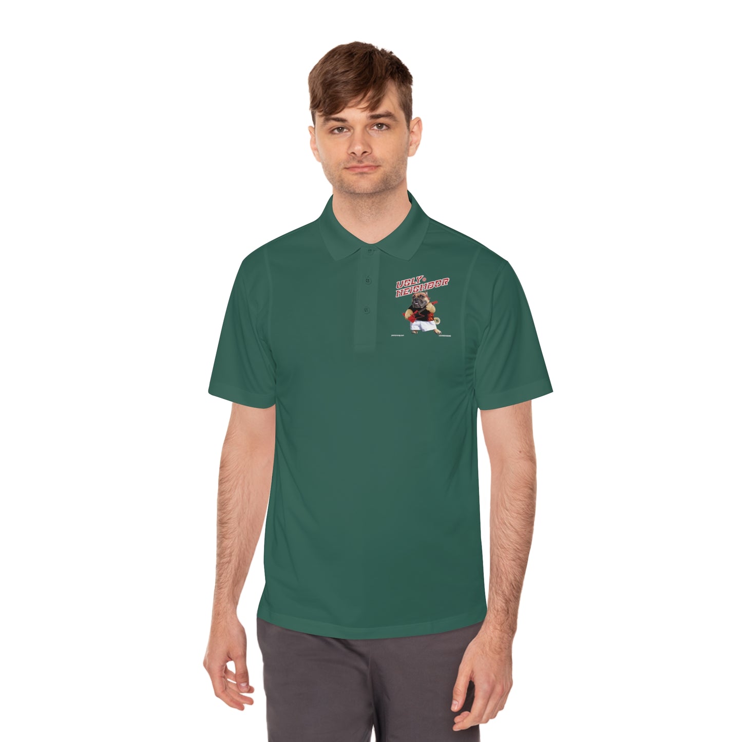 Ugly Neighbor Men's Sport Polo Shirt