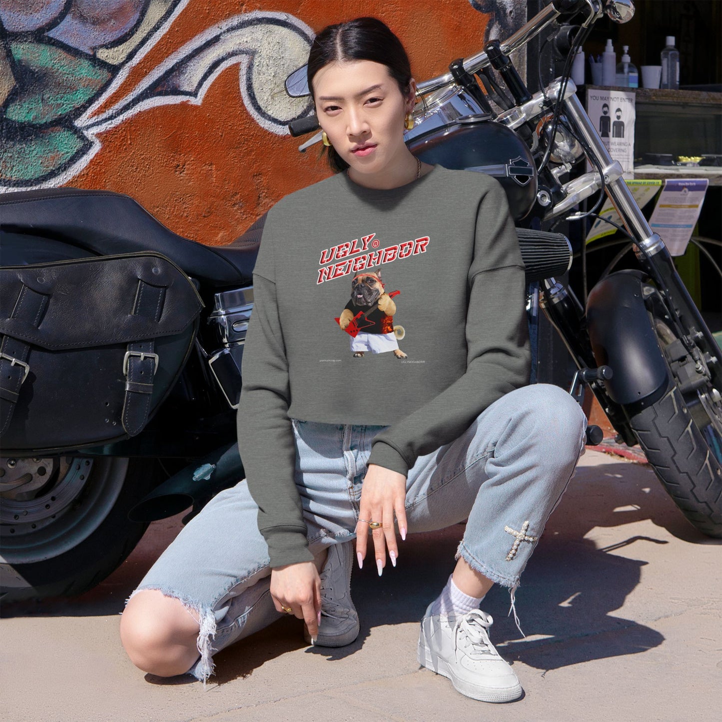 Ugly Neighbor Cropped Sweatshirt