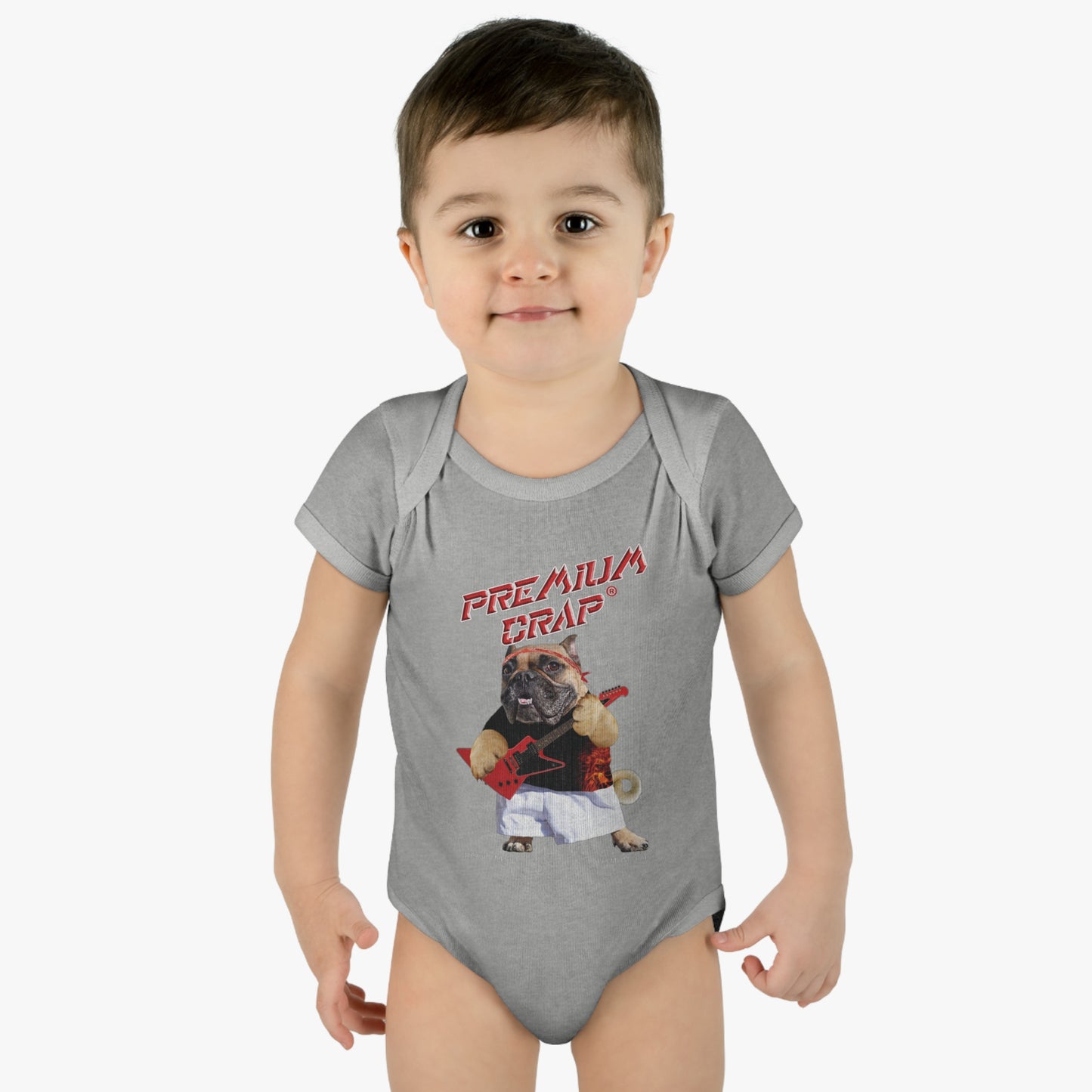 Premium Crap Infant Baby Rib Bodysuit