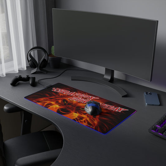 Crappy Birthday LED Gaming Mouse Pad