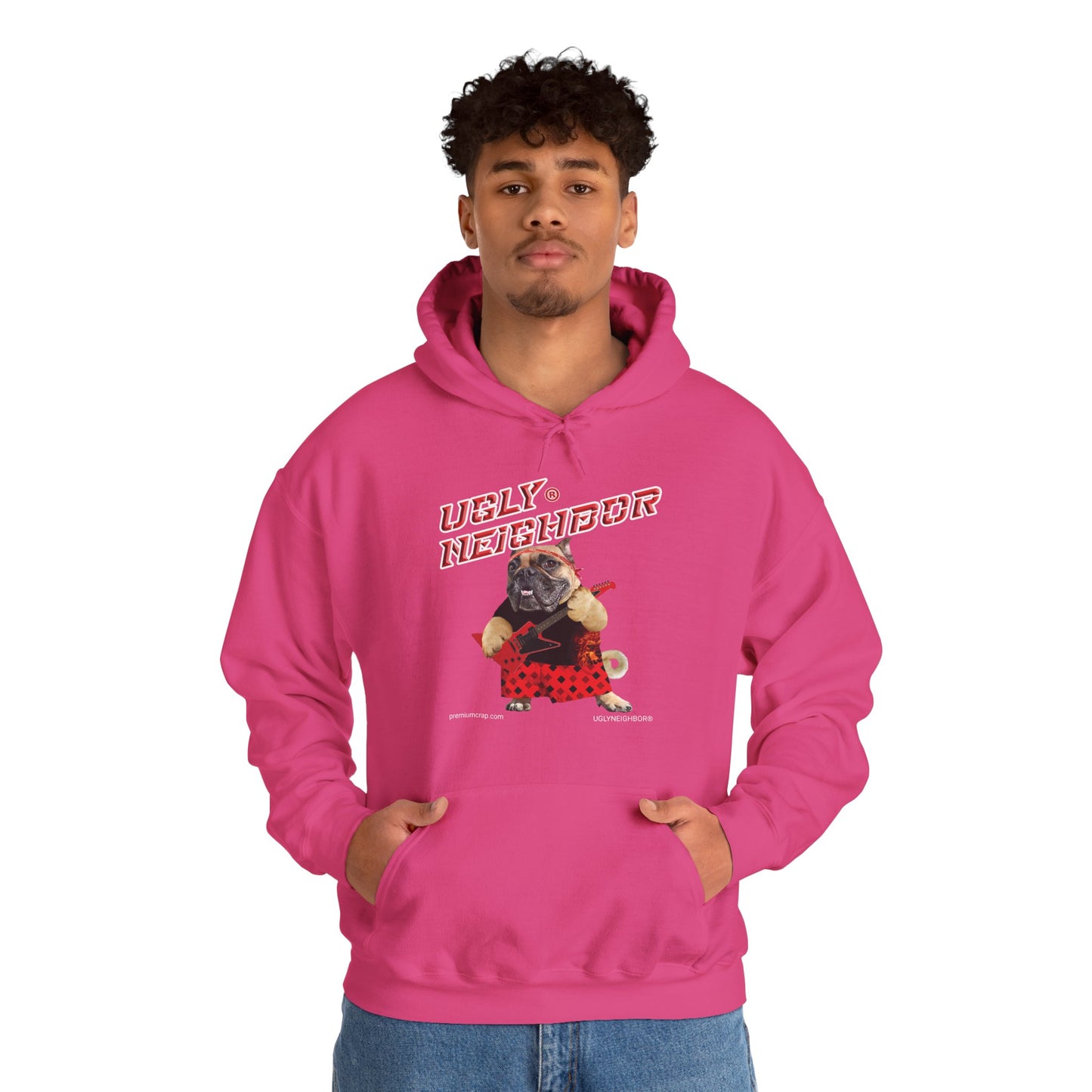 Ugly Neighbor II Men's Heavy Blend Hooded Sweatshirt