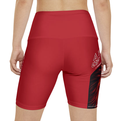 A Piece Of Crap WorkoutWit Shorts - Dark Red