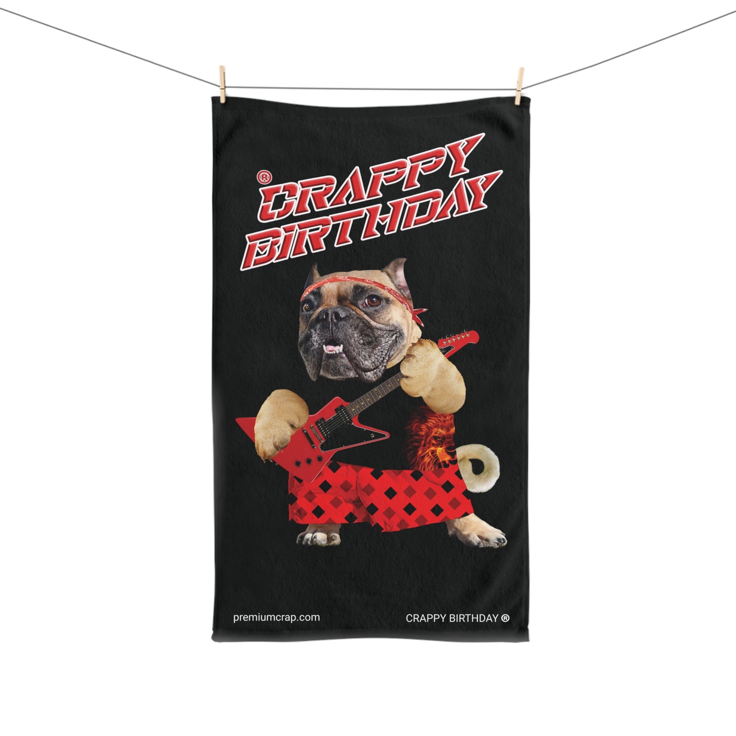 Crappy Birthday II Hand Towel