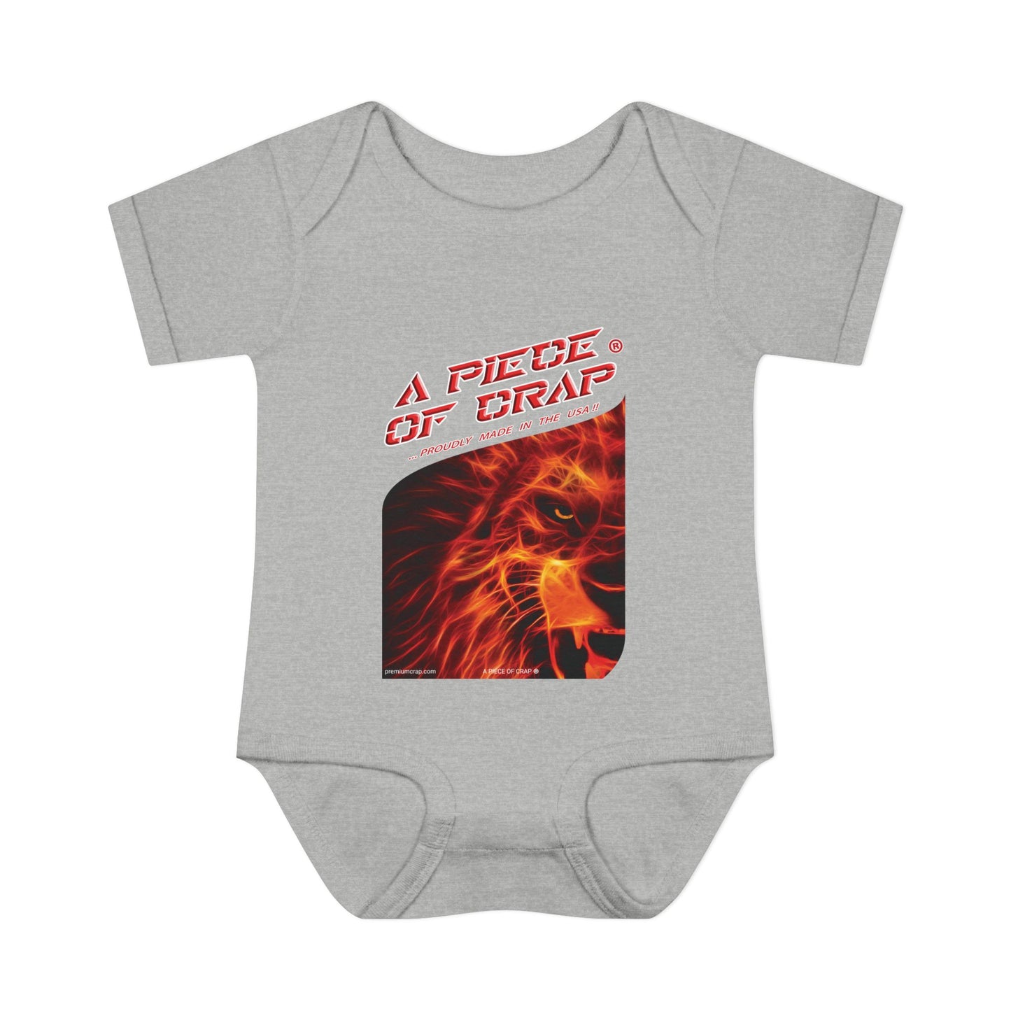 A Piece Of Crap Infant Baby Rib Bodysuit