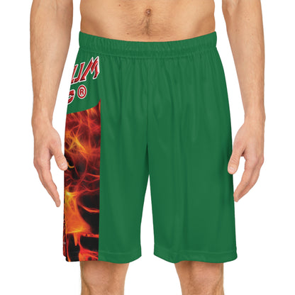 Premium Crap BougieBooty Baller Shorts - Dark Green