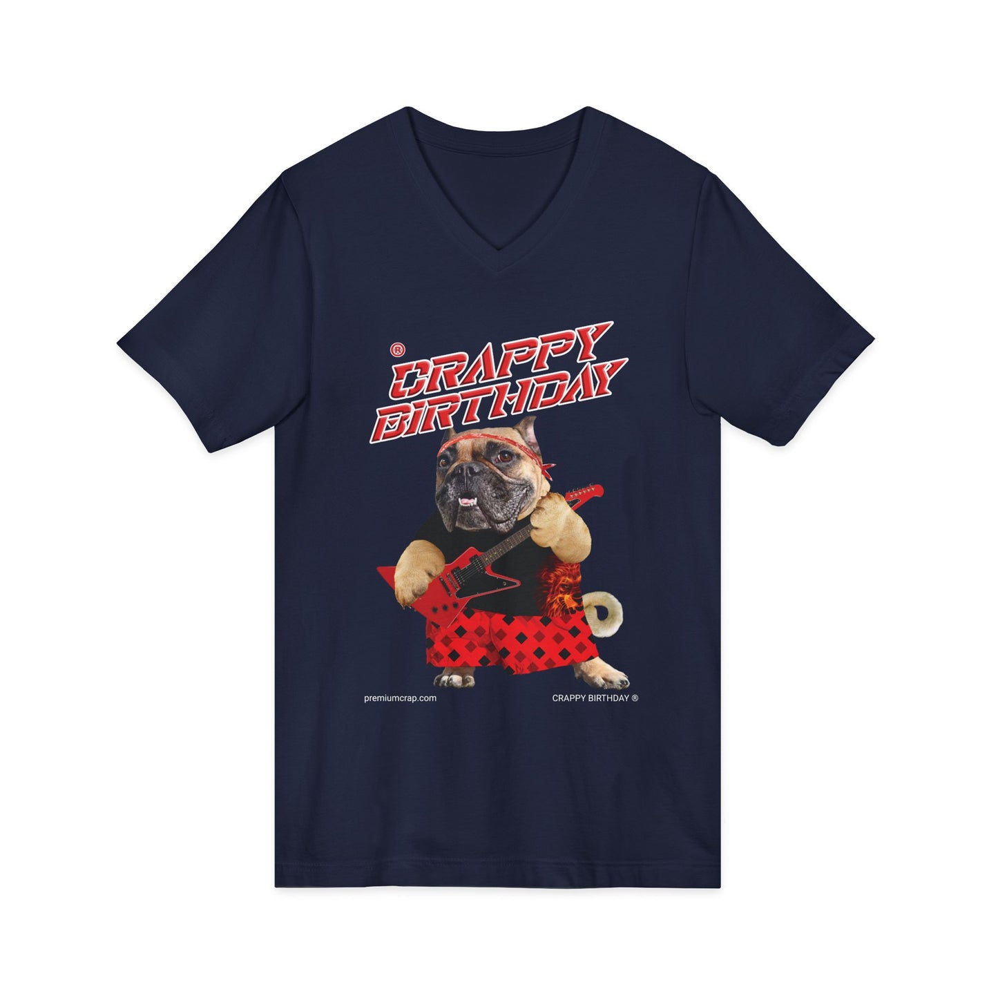 Crappy Birthday II Jersey Short Sleeve V-Neck Tee