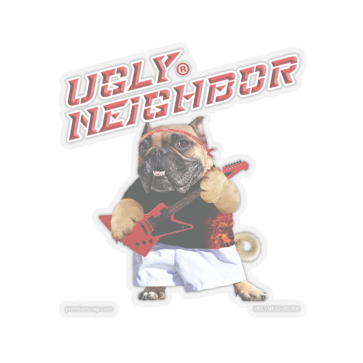 Ugly Neighbor Kiss-Cut Sticker