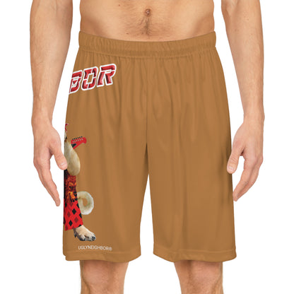 Ugly Neighbor II Basketball Shorts - Light Brown