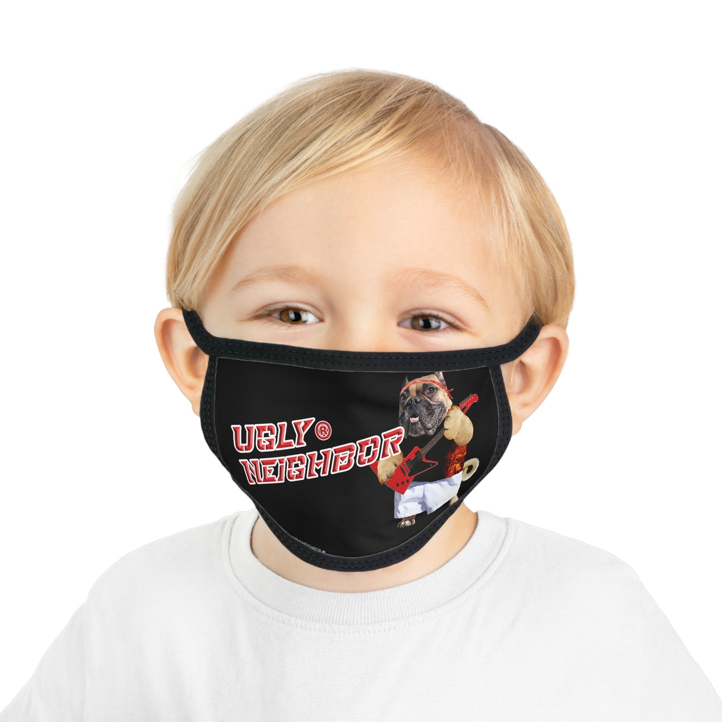 Ugly Neighbor Kid's Face Mask