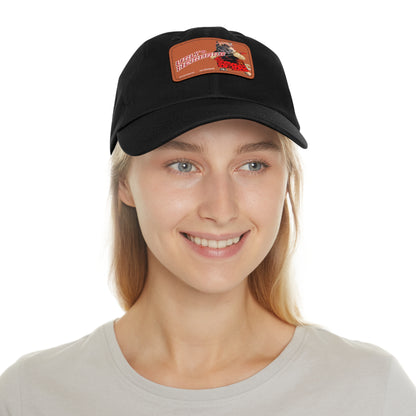 Ugly Neighbor II Dad Hat with Leather Patch (Rectangle)