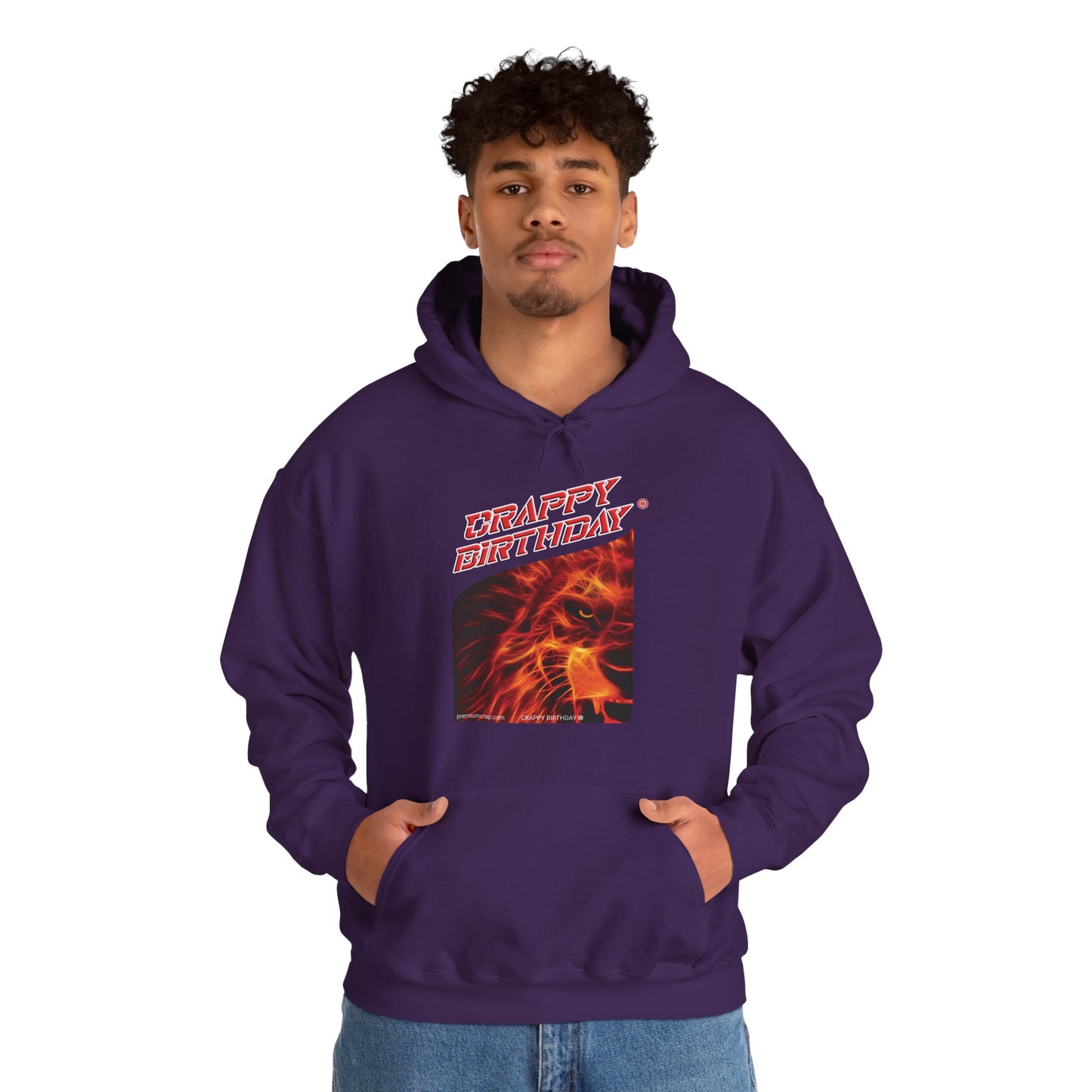 Crappy Birthday Men's Heavy Blend Hooded Sweatshirt