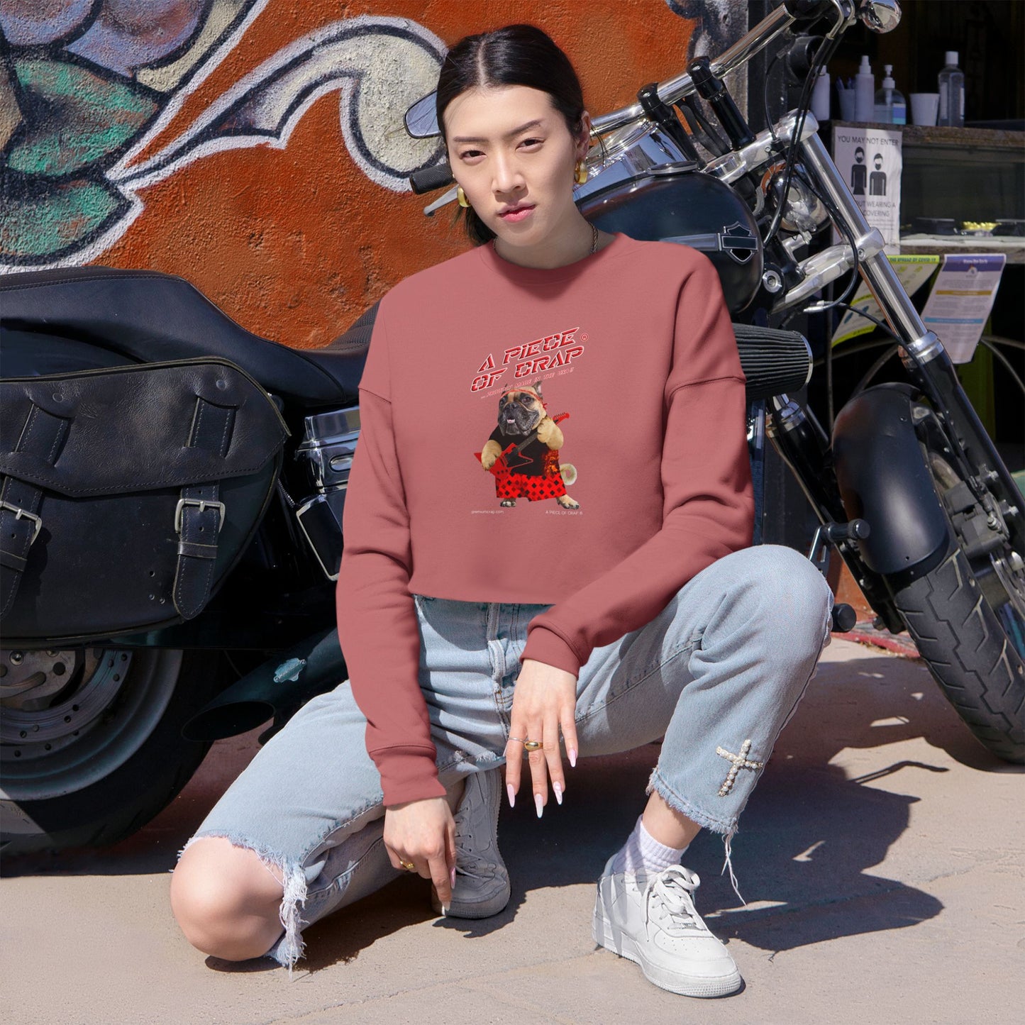 A Piece Of Crap II Women's Cropped Sweatshirt