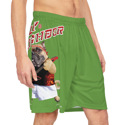 Ugly Neighbor BougieBooty Baller Shorts - Green