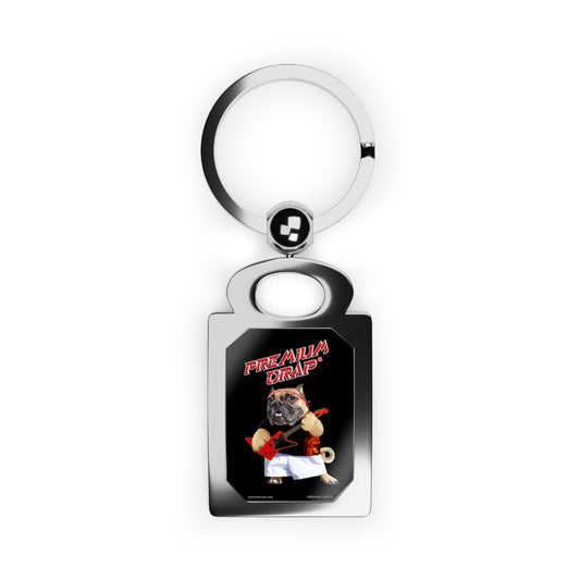 Premium Crap Rectangle Photo Keyring