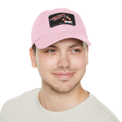 Premium Crap Dad Hat with Leather Patch (Rectangle)