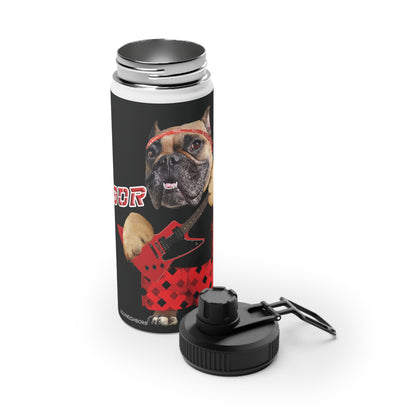 Ugly Neighbor II Stainless Steel Water Bottle, Sports Lid