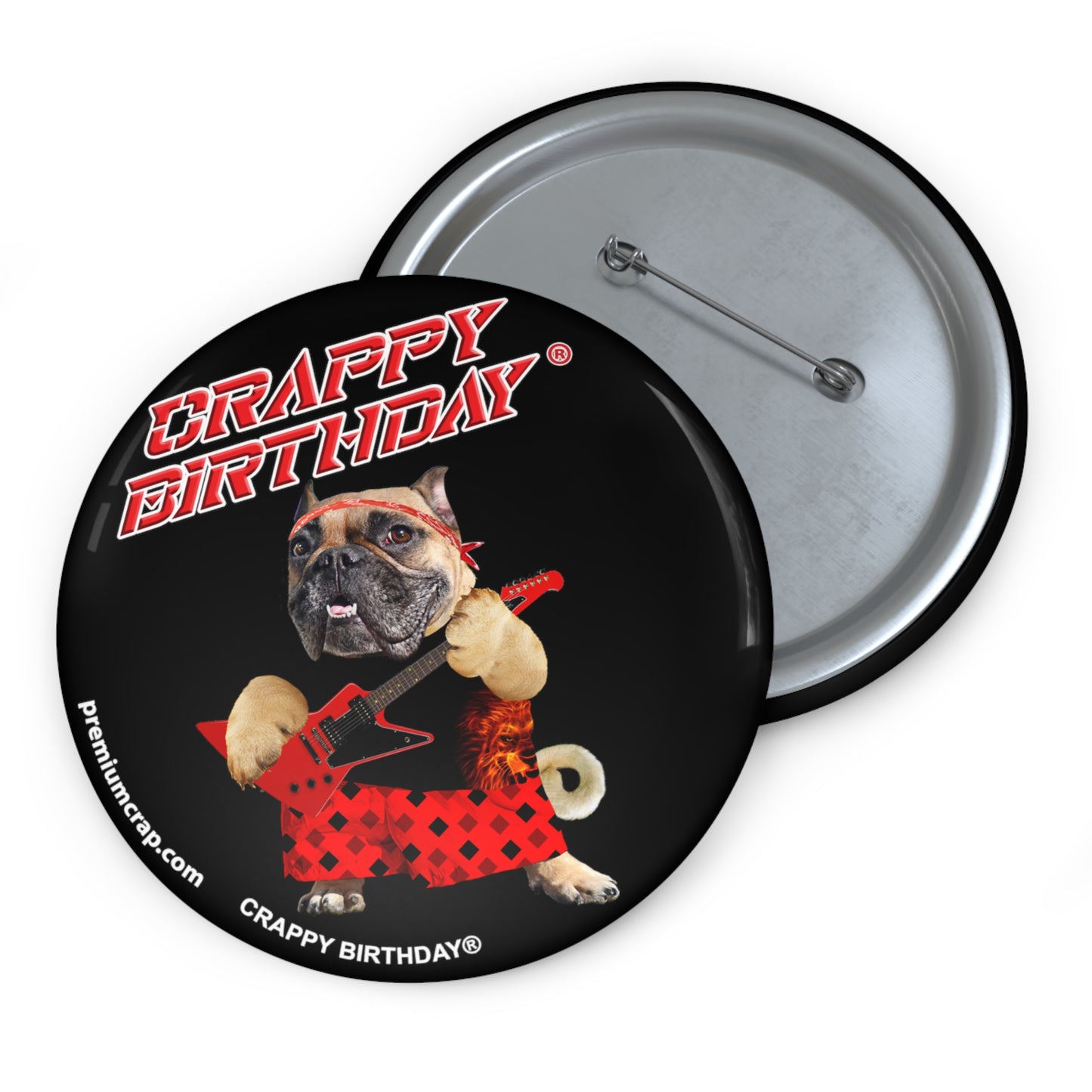 Crappy Birthday II Pin Buttons