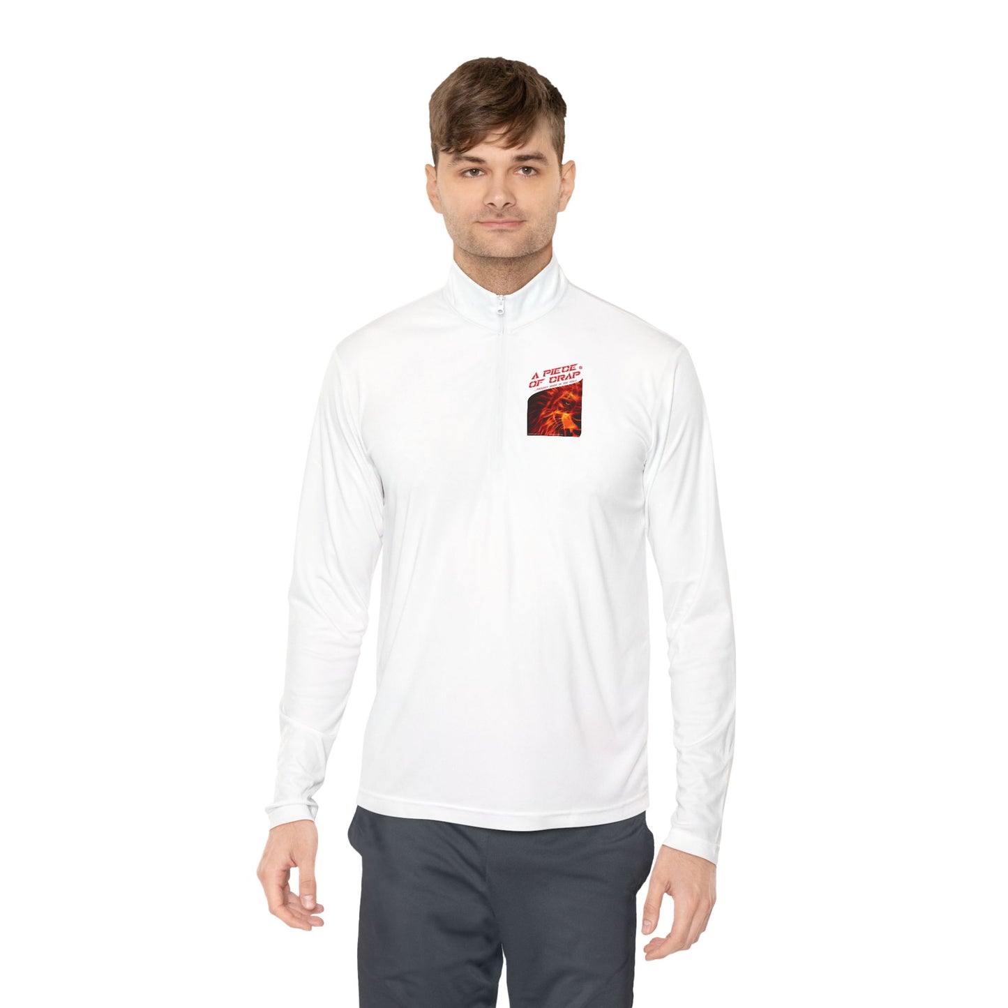 A Piece Of Crap Men's Quarter-Zip Pullover