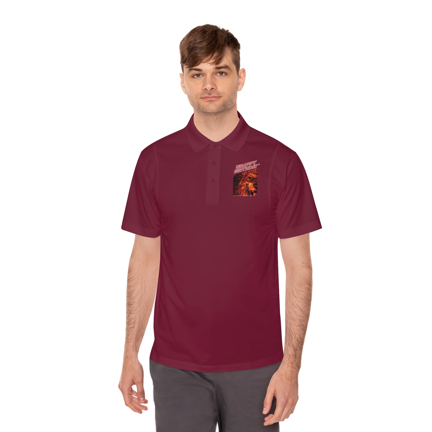 Crappy Birthday Men's Sport Polo Shirt
