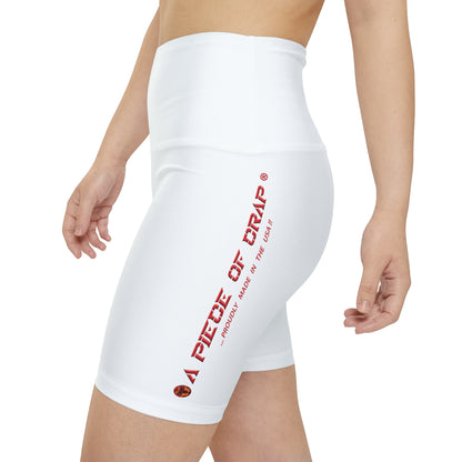 A Piece Of Crap WorkoutWit Shorts - White