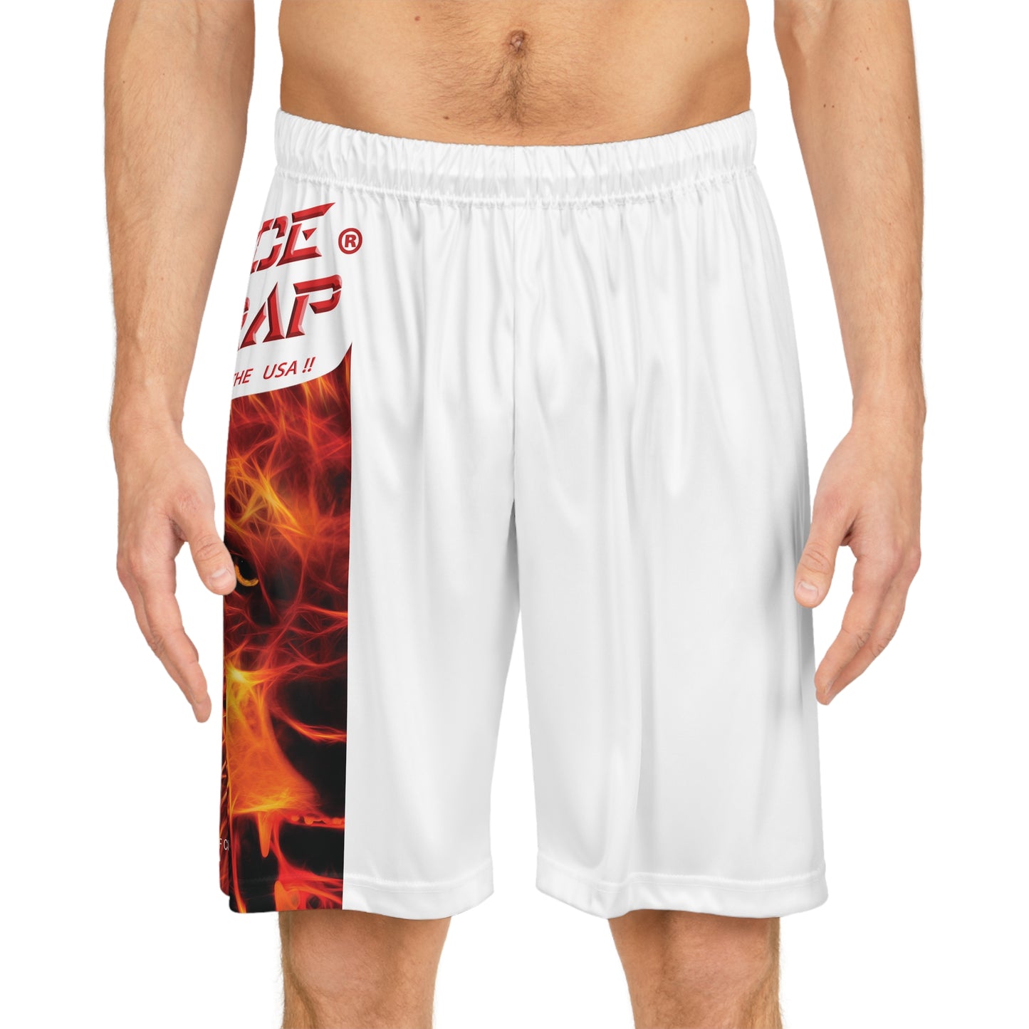 A Piece Of Crap BougieBooty Baller Shorts - White