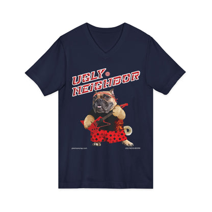 Ugly Neighbor II Jersey Short Sleeve V-Neck Tee