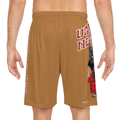 Ugly Neighbor II Basketball Shorts - Light Brown