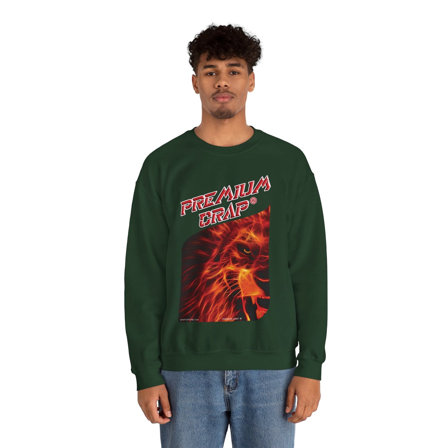 Premium Crap Men's Heavy Blend Crewneck Sweatshirt
