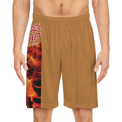 A Piece Of Crap BougieBooty Baller Shorts - Light Brown