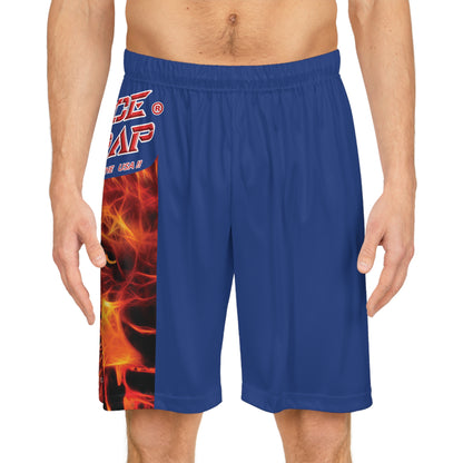 A Piece Of Crap BougieBooty Baller Shorts - Dark Blue