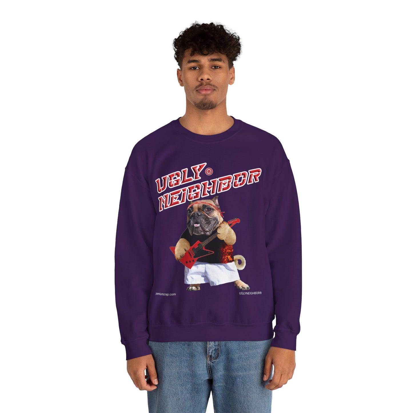 Ugly Neighbor Men's Heavy Blend Crewneck Sweatshirt