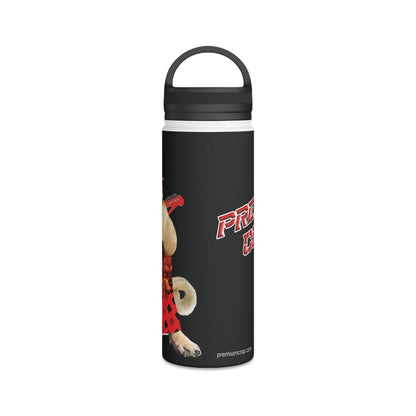 Premium Crap II Stainless Steel Water Bottle, Handle Lid