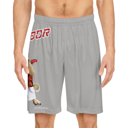 Ugly Neighbor BougieBooty Baller Shorts - Light Grey