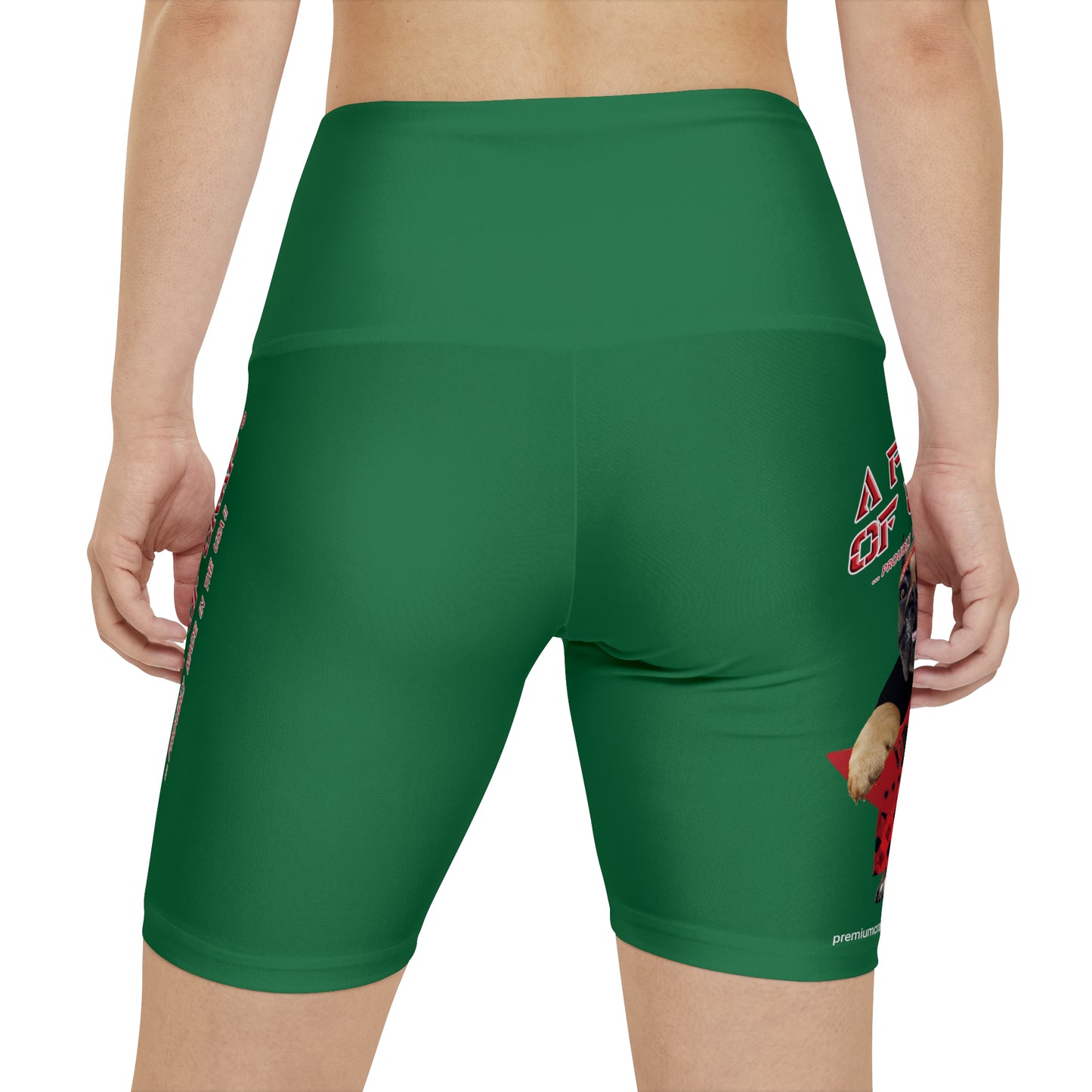 A Piece Of Crap II Women's Workout Shorts - Dark Green