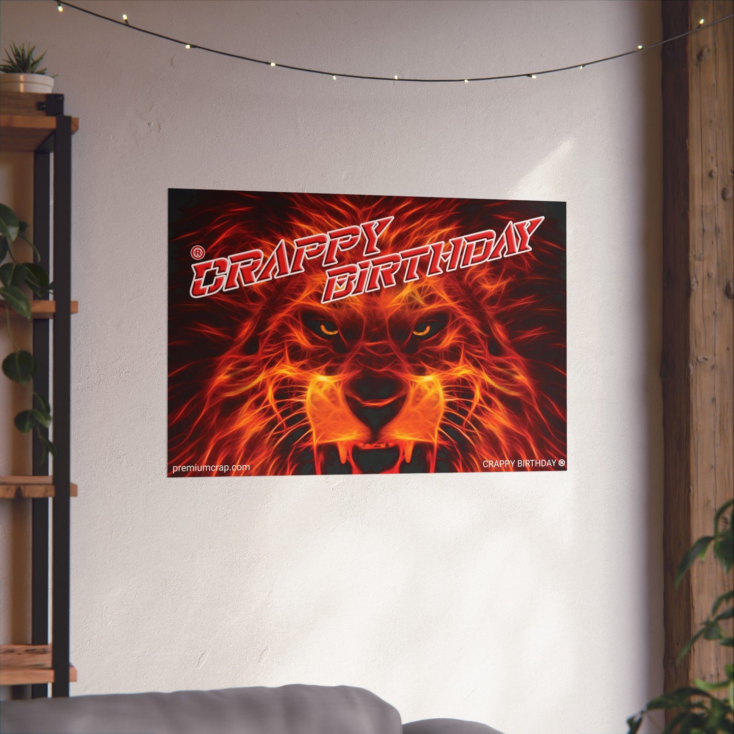 Crappy Birthday Matte Horizontal Posters