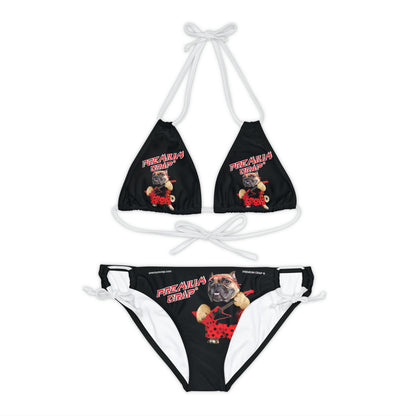 Premium Crap II Strappy Bikini Set