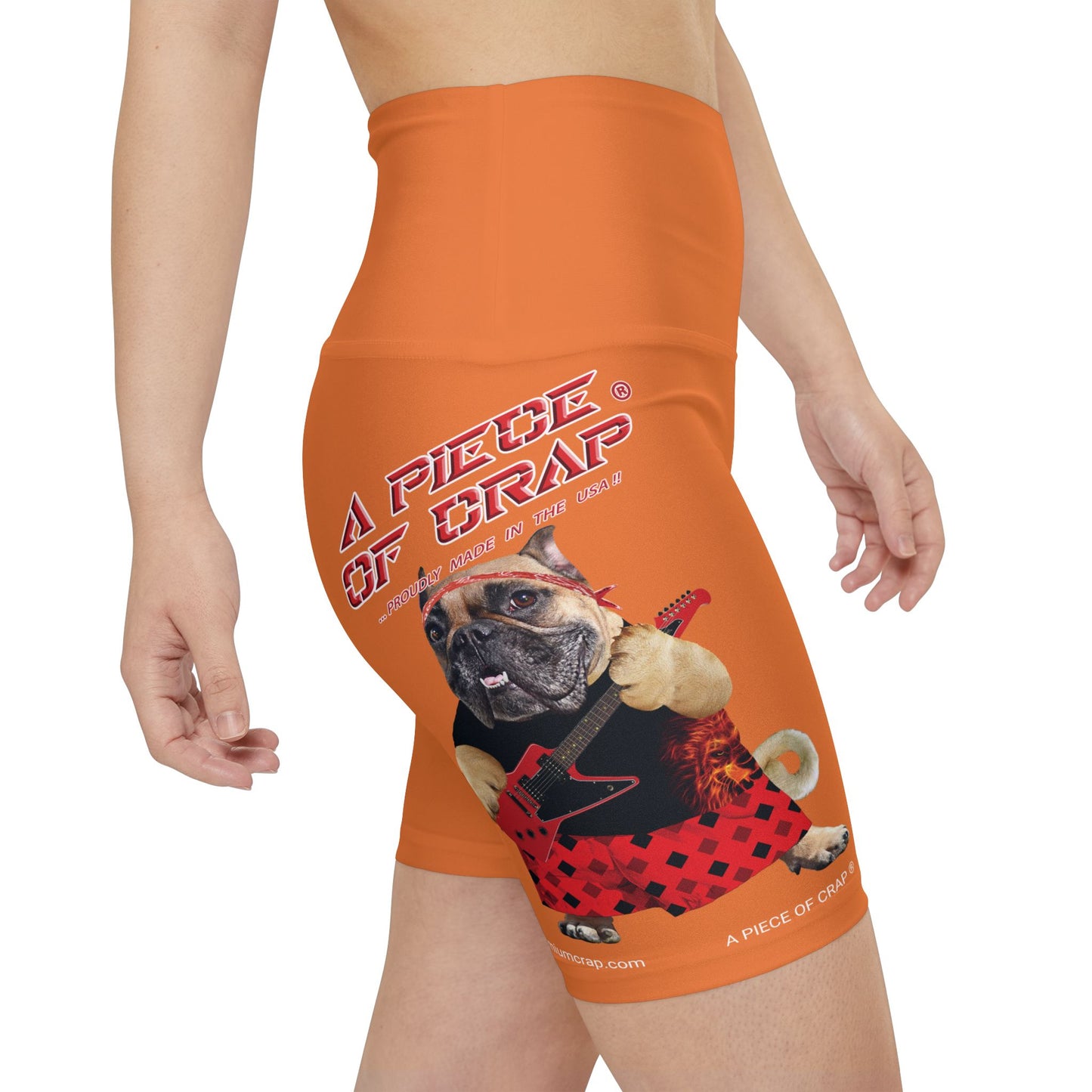 A Piece Of Crap II Women's Workout Shorts - Crusta