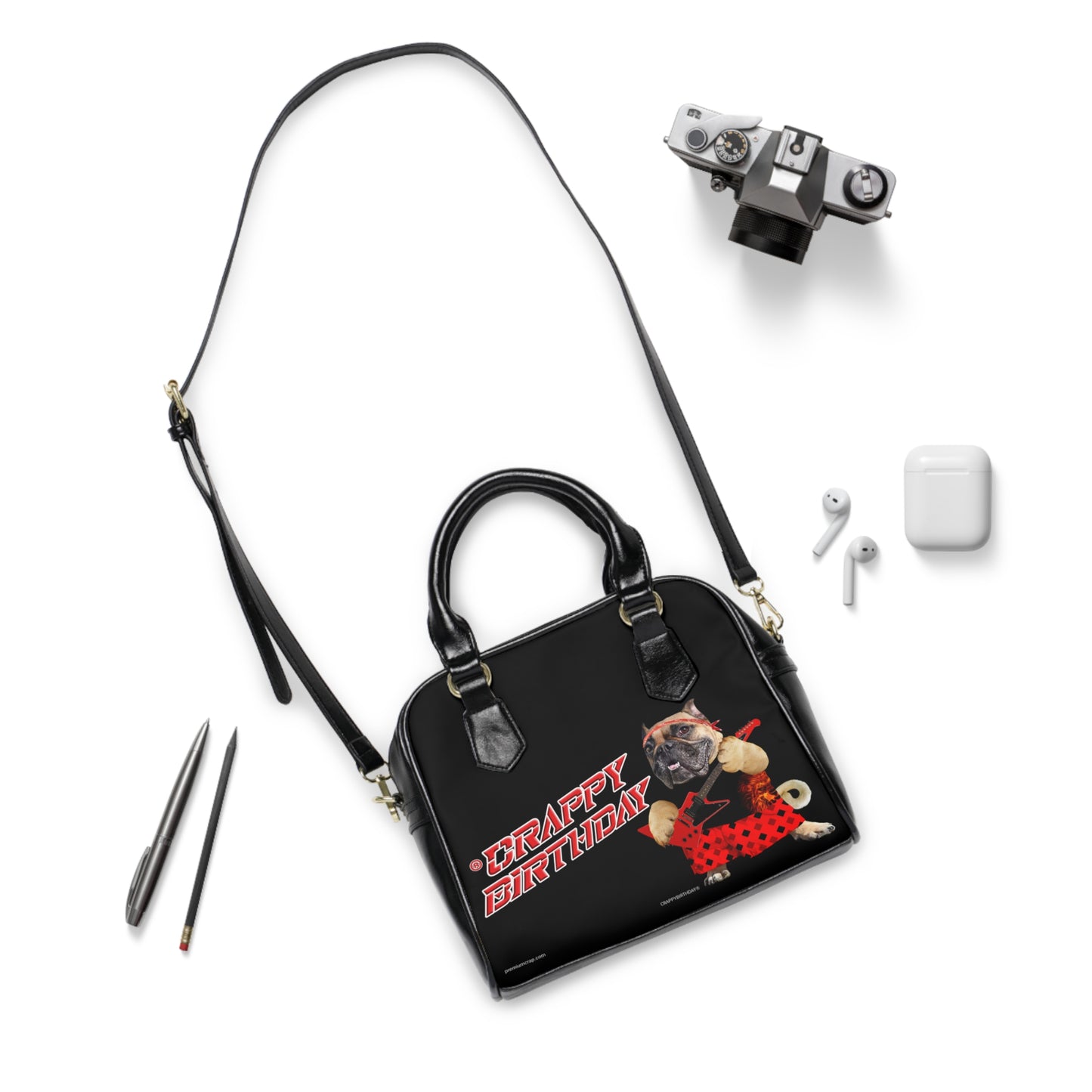 Crappy Birthday II Shoulder Handbag