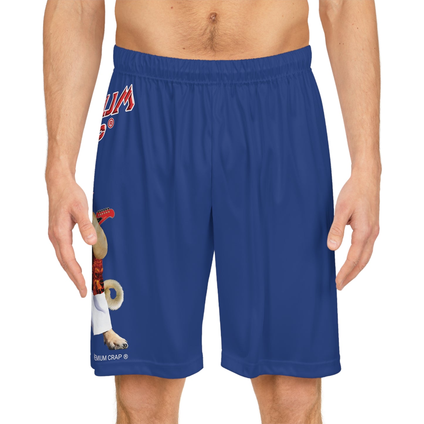 Premium Crap Basketball Shorts - Dark Blue