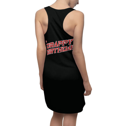Crappy Birthday II Women's Cut & Sew Racerback Dress