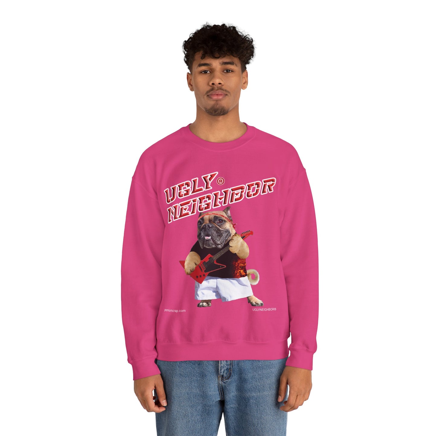Ugly Neighbor Men's Heavy Blend Crewneck Sweatshirt
