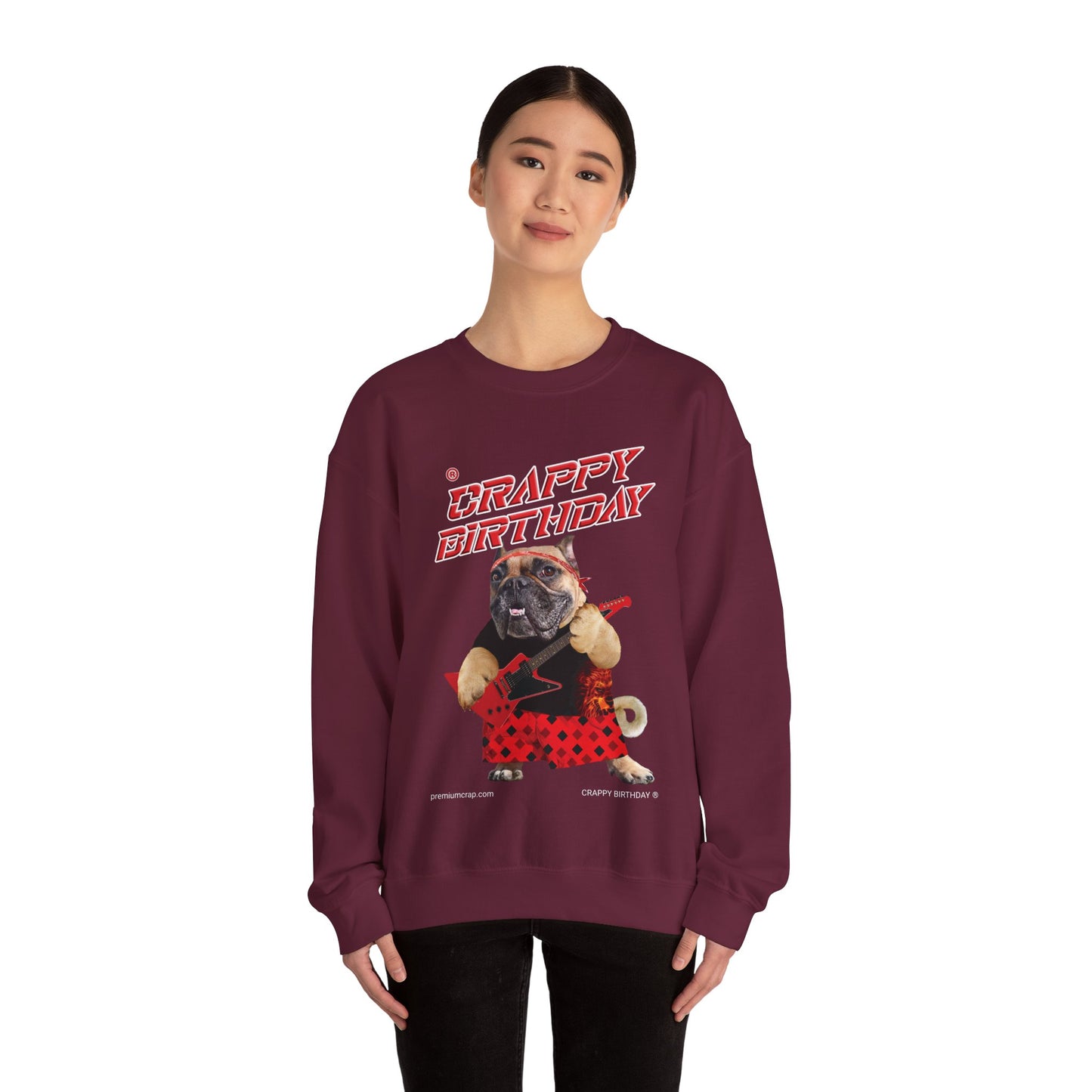 Crappy Birthday II Women's Heavy Blend Crewneck Sweatshirt