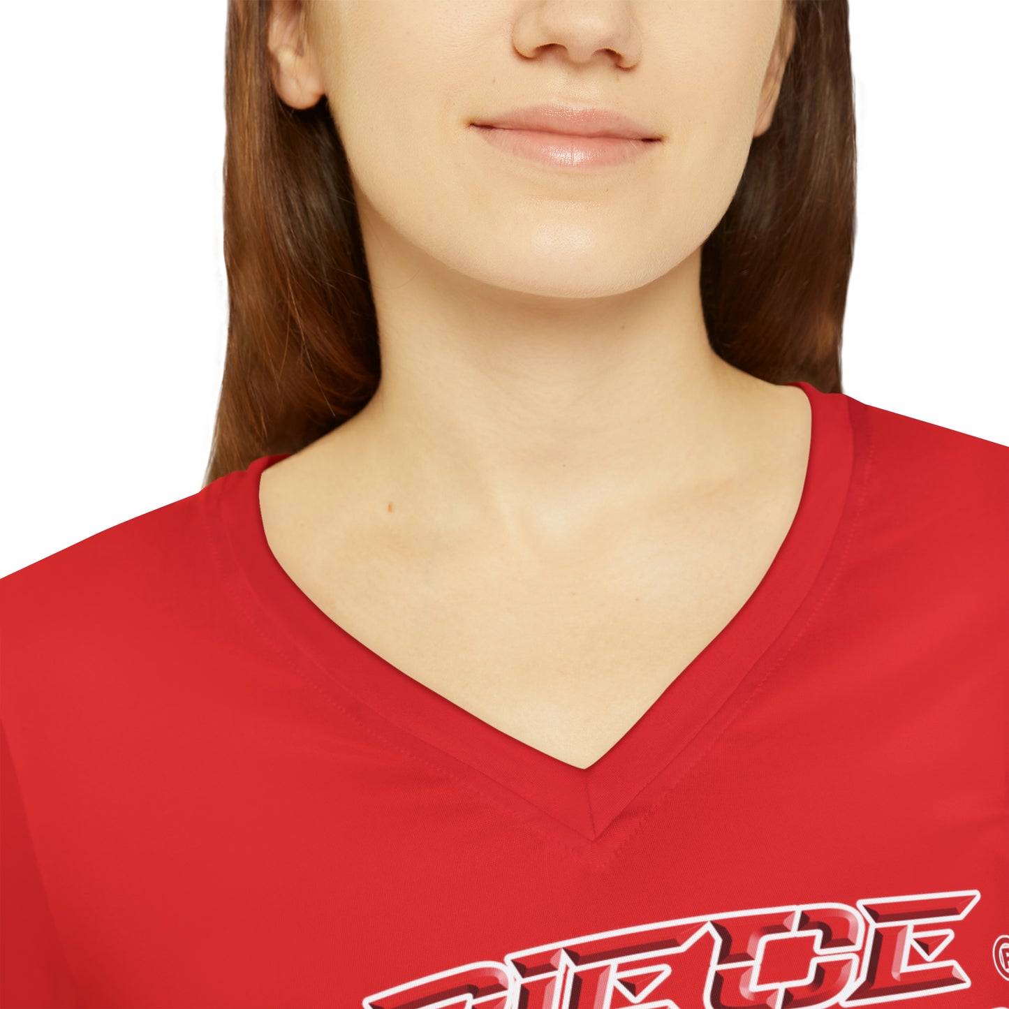 A Piece Of Crap II Women's Long Sleeve V-neck Shirt - Red