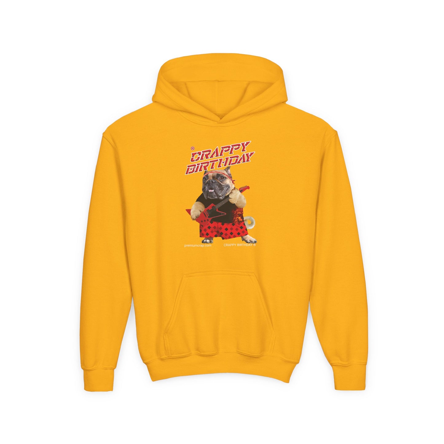 Crappy Birthday II Youth Heavy Blend Hooded Sweatshirt