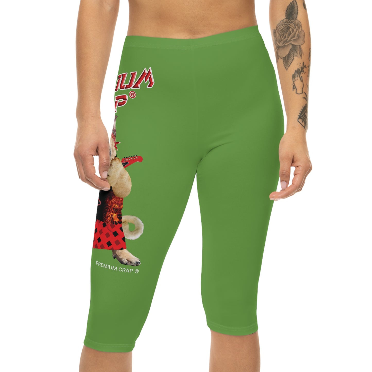Premium Crap II Women’s Capri Leggings - Green