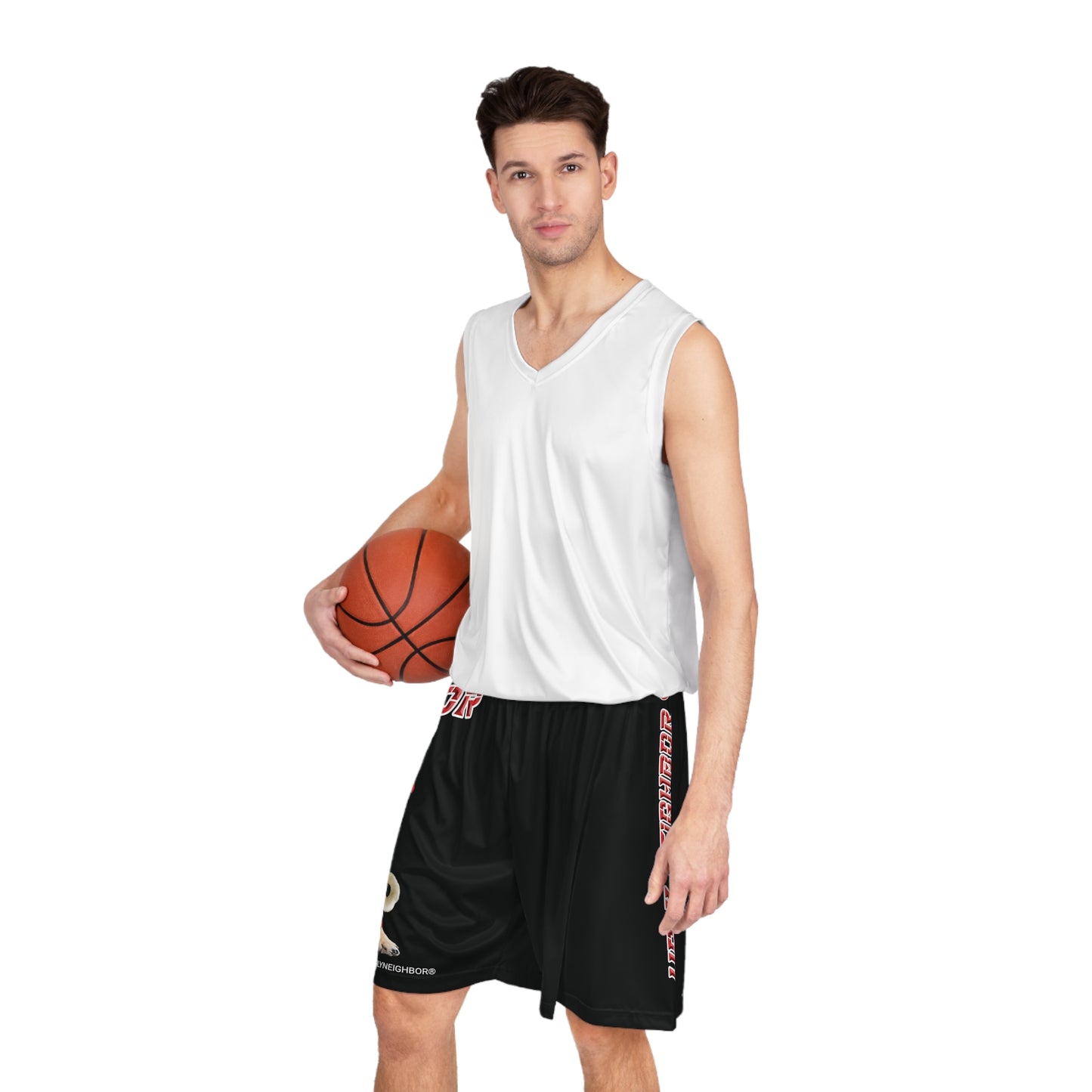 Ugly Neighbor II Basketball Shorts - Black
