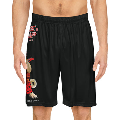 A Piece Of Crap II Basketball Shorts - Black