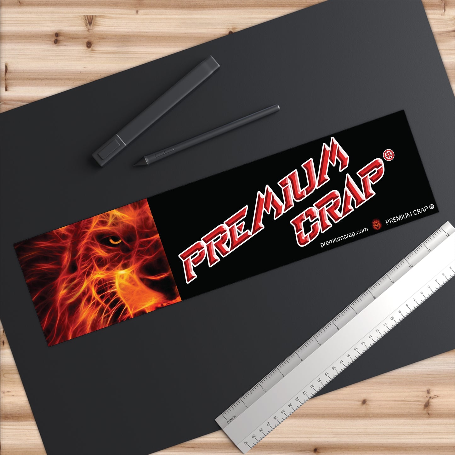 Premium Crap Bumper Stickers - 15" x 3.75"