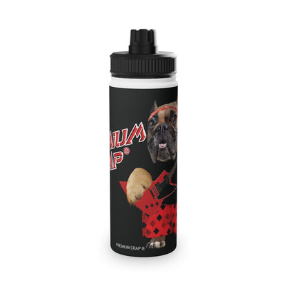 Premium Crap III Stainless Steel Water Bottle, Sports Lid